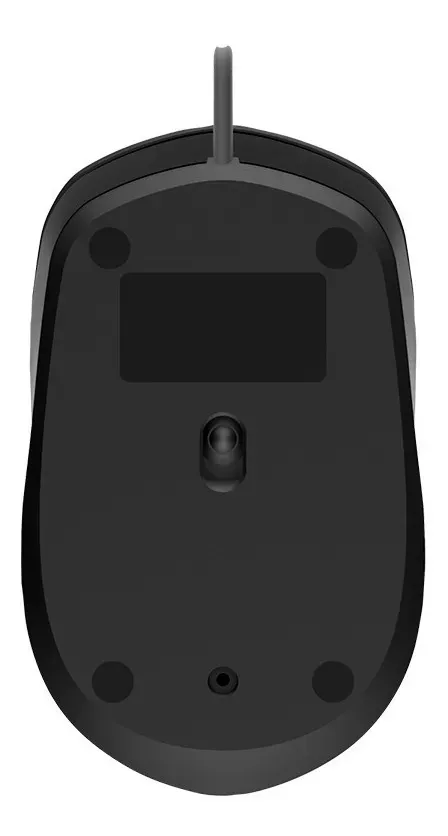 MOUSE HP 150 ALAMBRICO NEGRO, vista 2